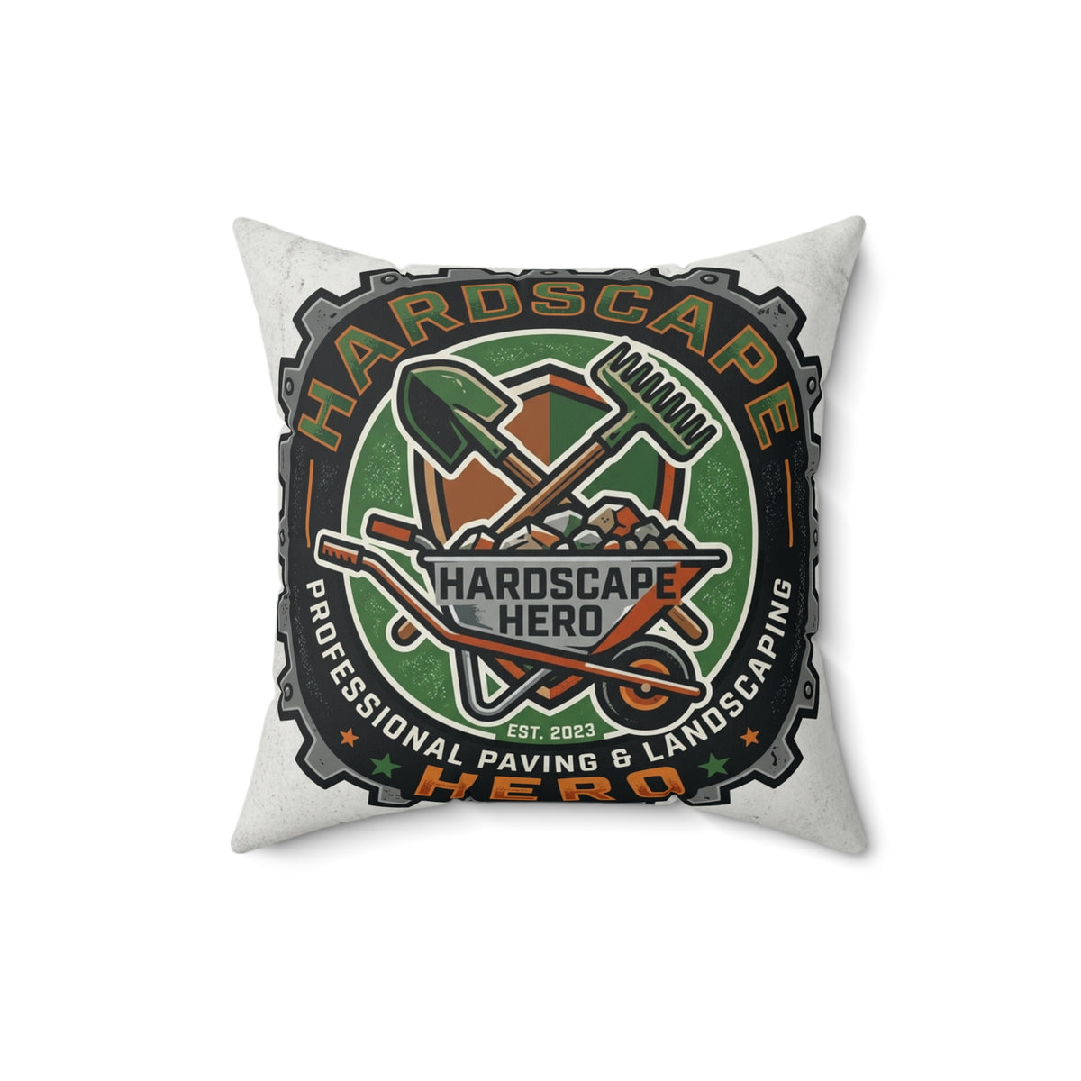 Landscaper for Men Hardscape Hero Pillow Cool Decor