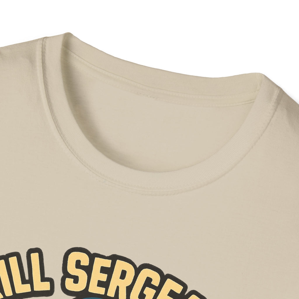 Fathers Day Gift Grill Sergeant T-Shirt Funny BBQ Dad Tee