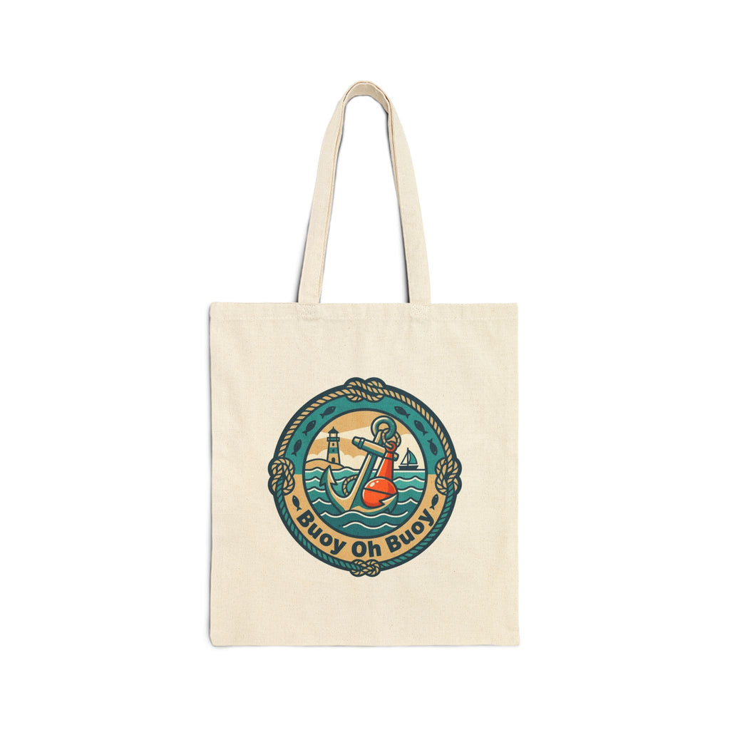 Boating for men Buoy Oh Buoy Nautical Canvas Tote Bag