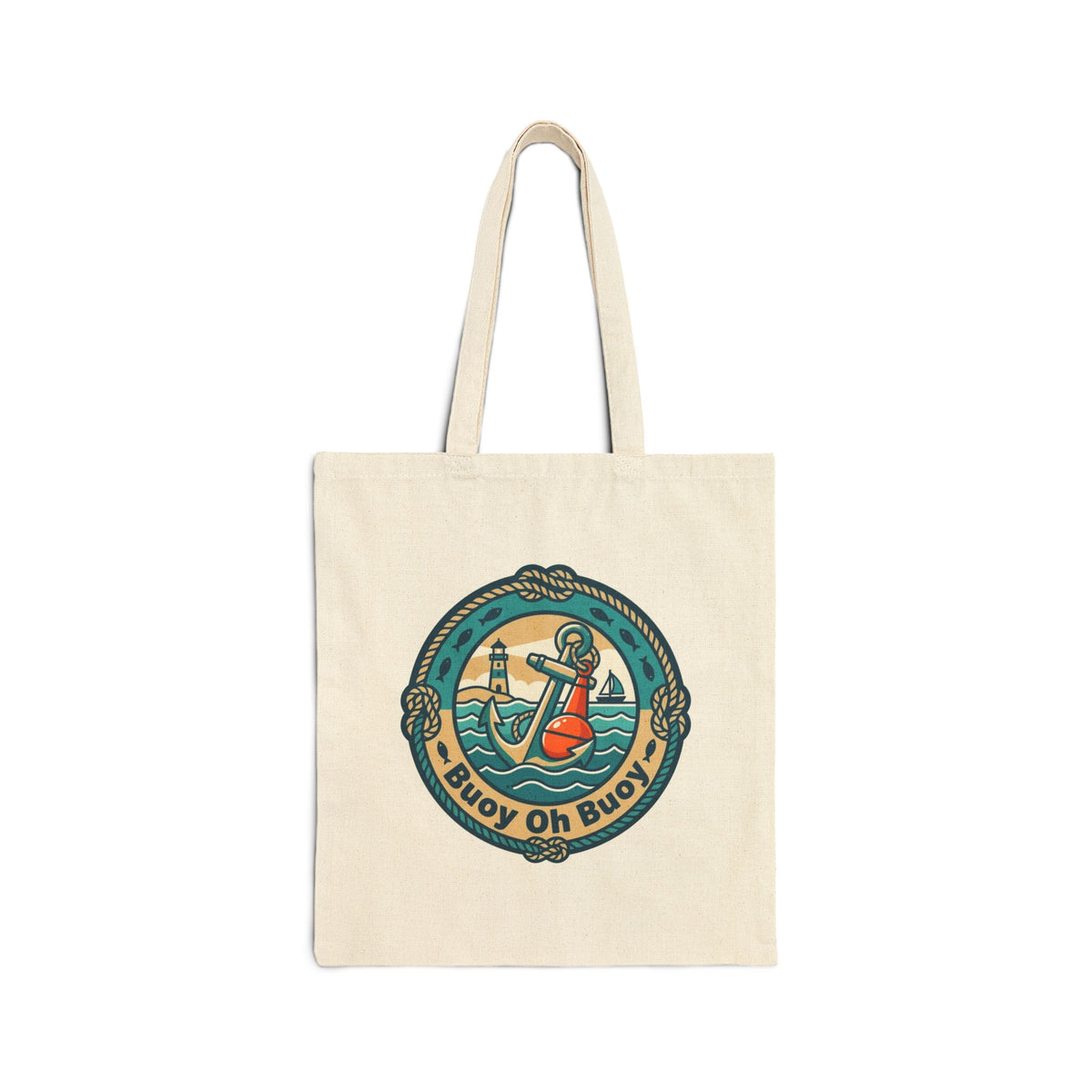 Boating for men Buoy Oh Buoy Nautical Canvas Tote Bag