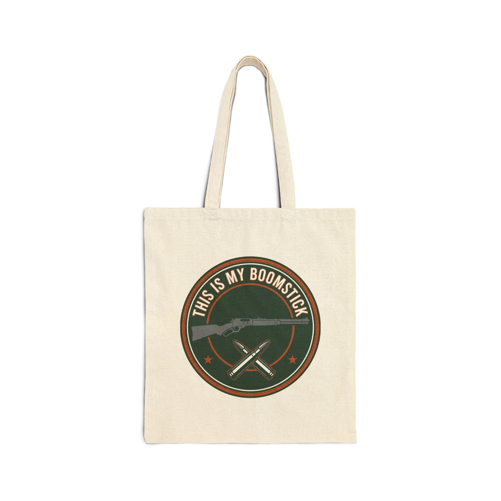Gun Owners This Is My Boomstick Canvas Tote Bag