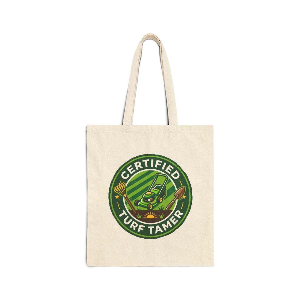 Landscaper for men Certified Turf Tamer Tote Bag