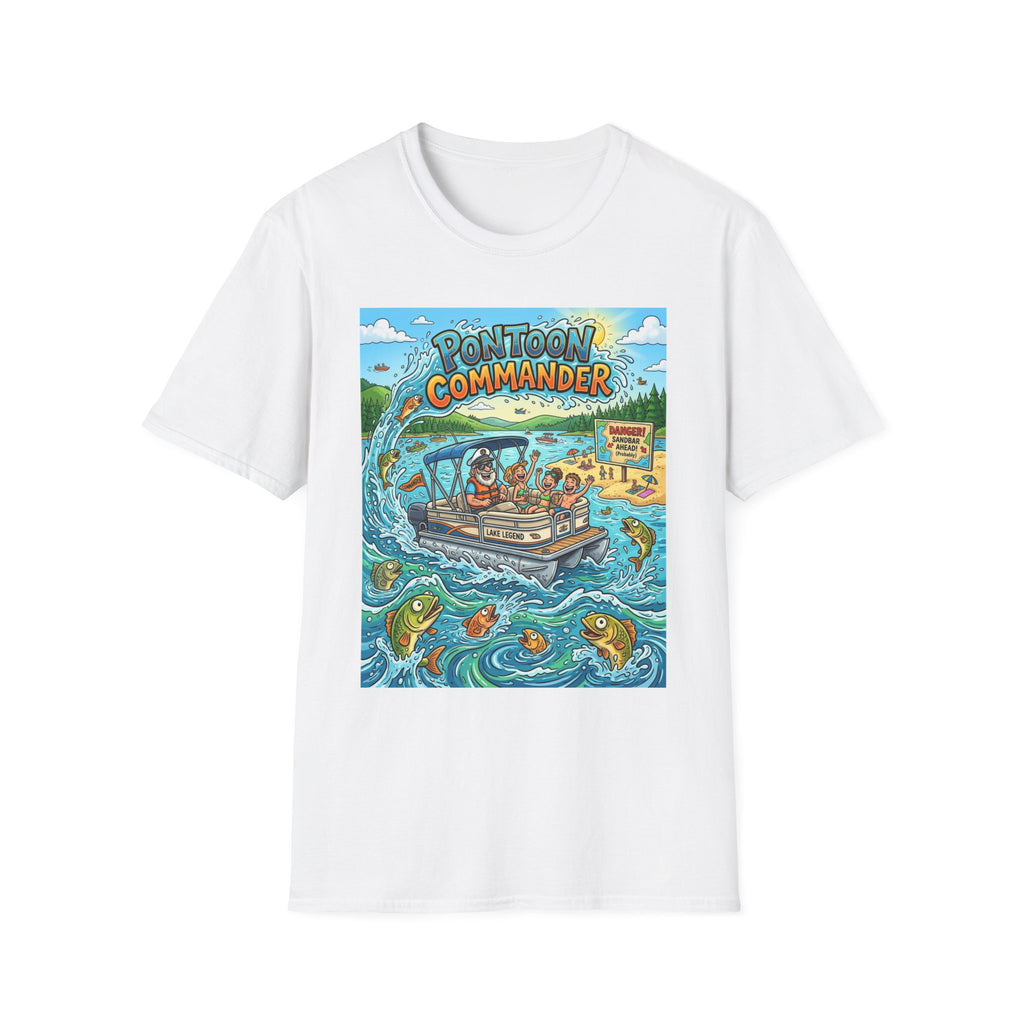 Boating for men Pontoon Commander Shirt Apparel Casual