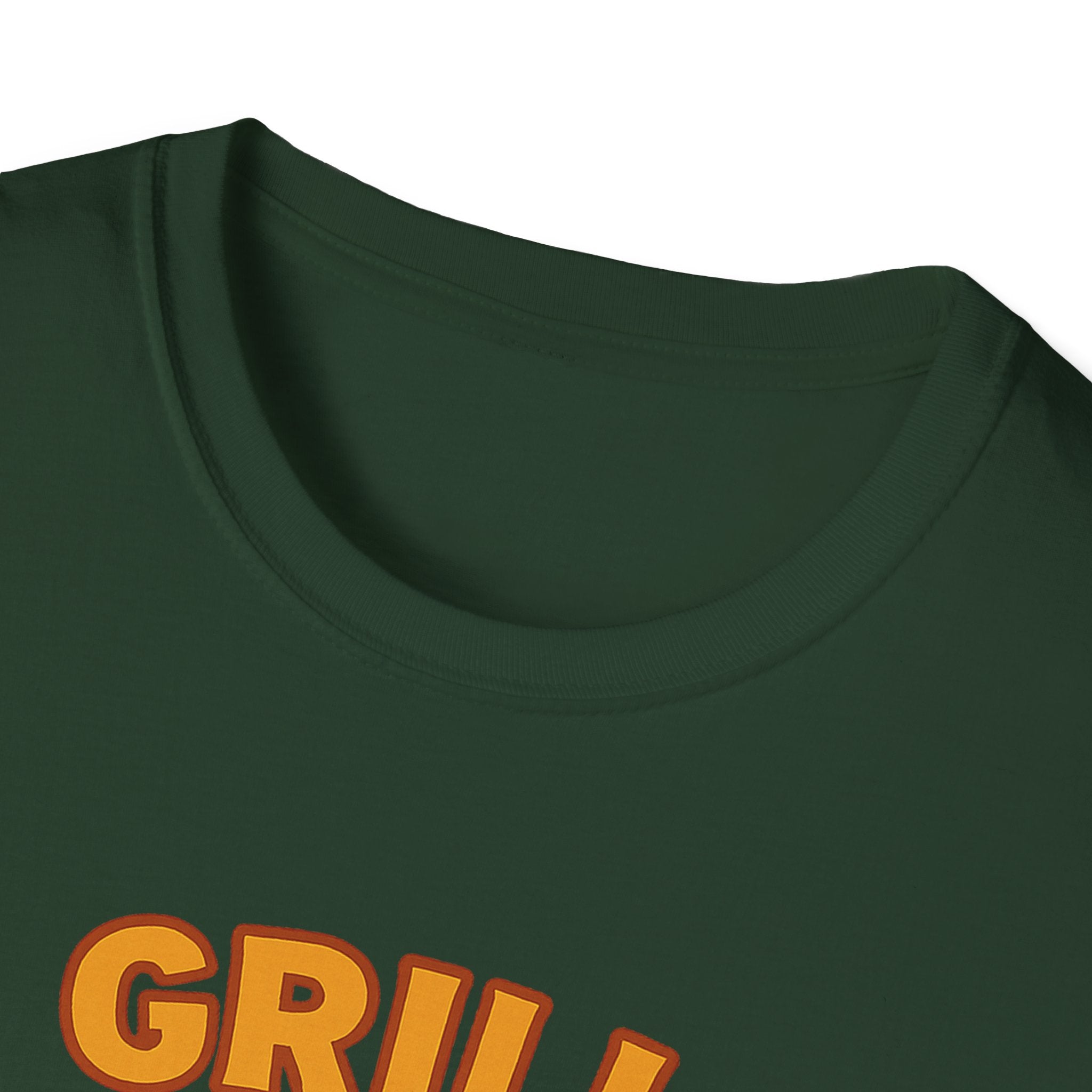 Fathers Day Gift Grill Sergeant BBQ Graphic T-Shirt for Outdoor Cooking