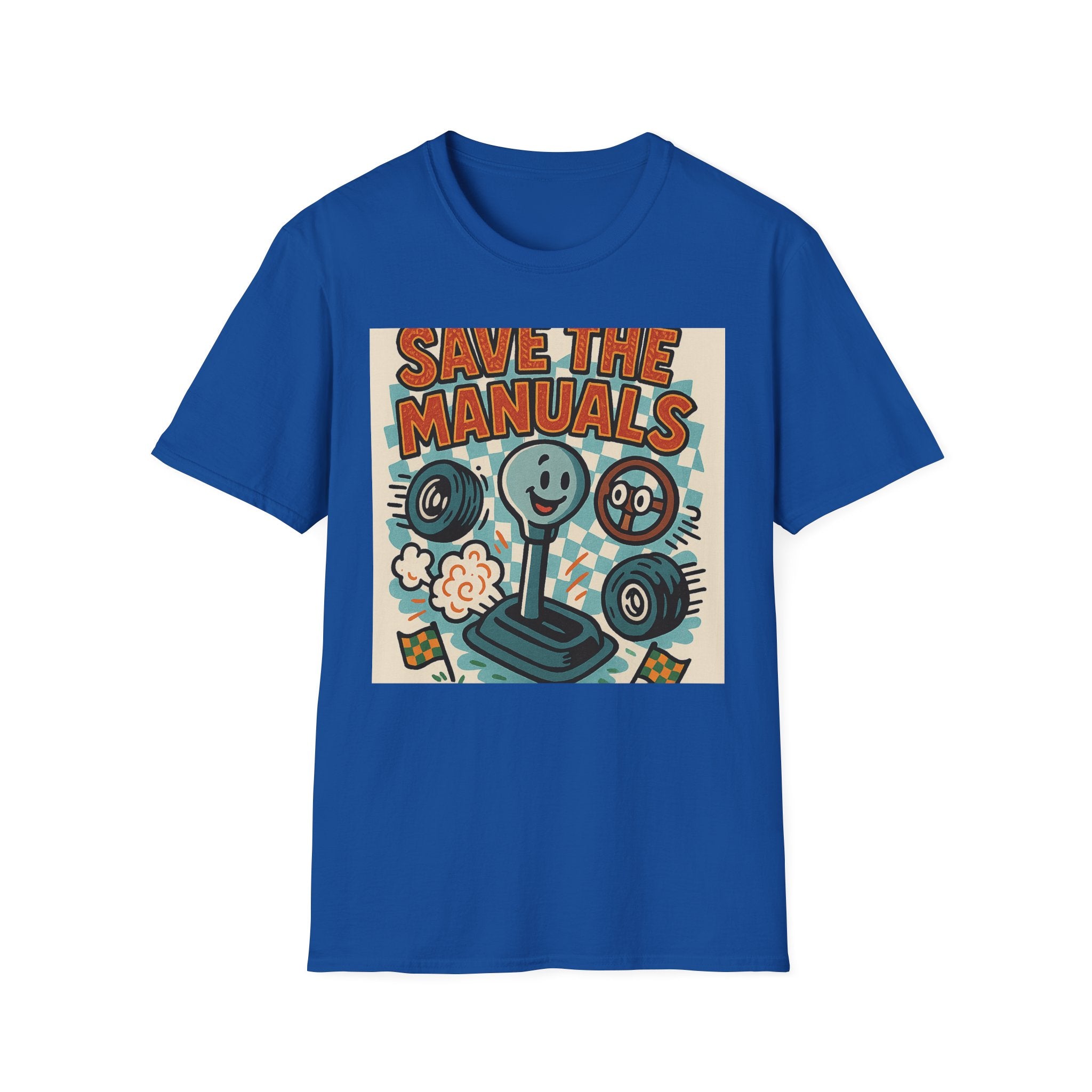 Gift for Car Guy Save the Manuals Shirt Fun Automotive T-Shirt