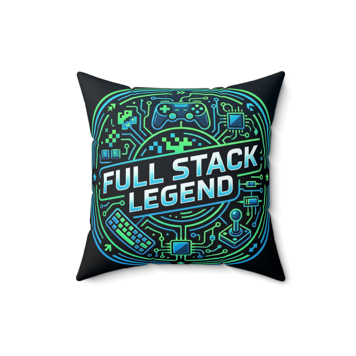 Tech Guy Full Stack Legend Pillow for Programmers