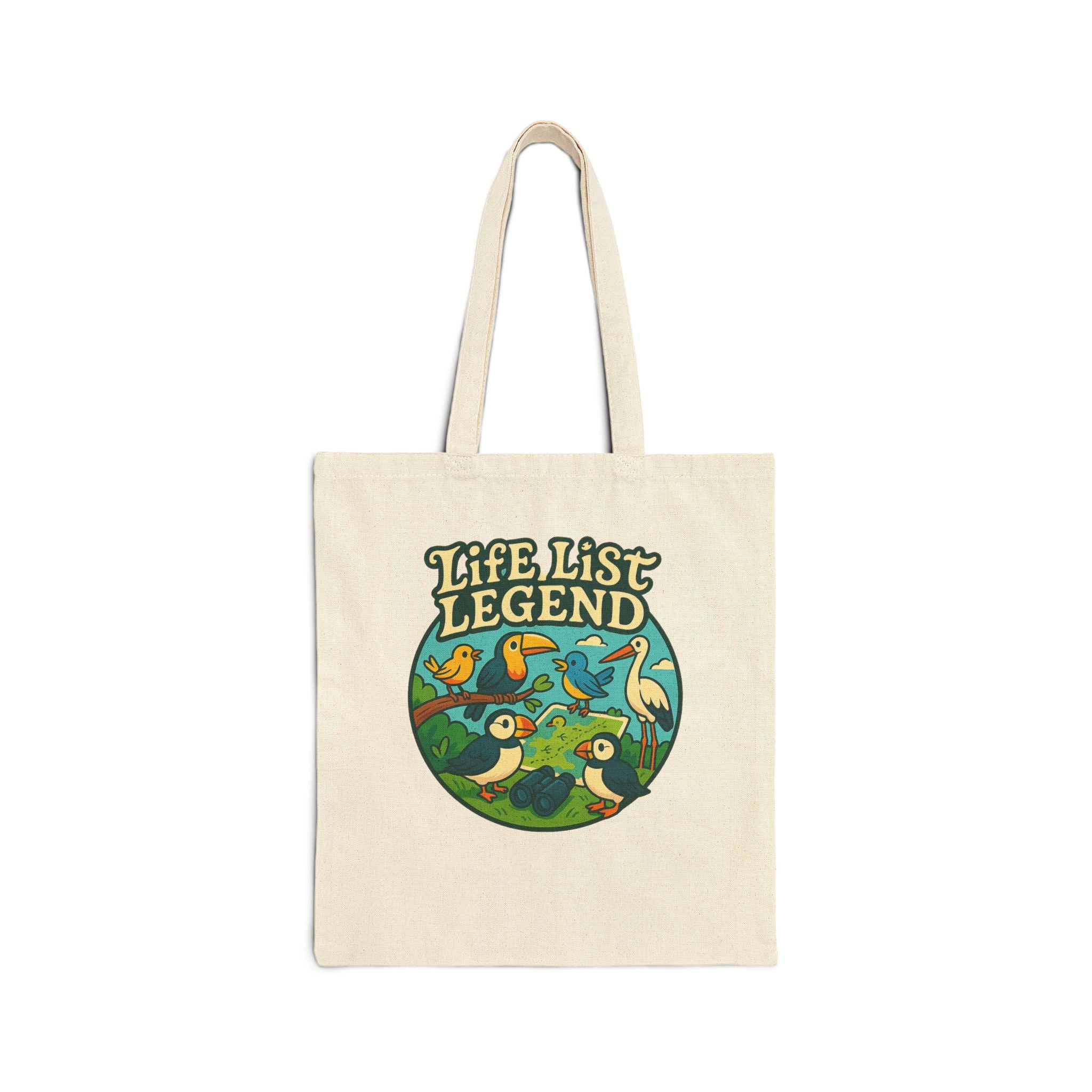 Gift for Bird Watcher Life List Legend Tote Bag Eco-Friendly Design