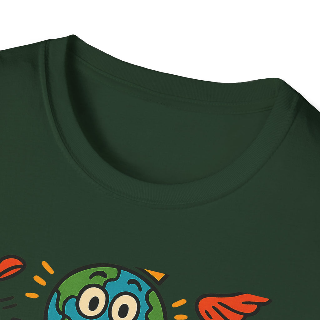 Fathers Day Gift Worlds Okayest Dad Shirt Funny Humor Tee for Men