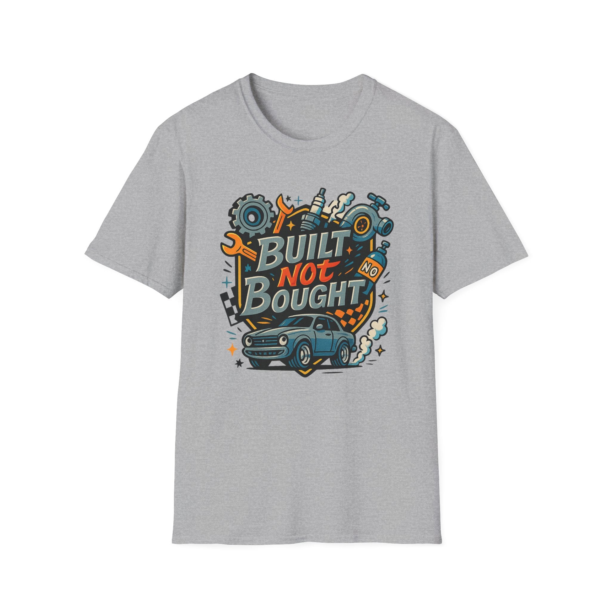 Gift for car guy Built Not Bought Car Enthusiasts Shirt