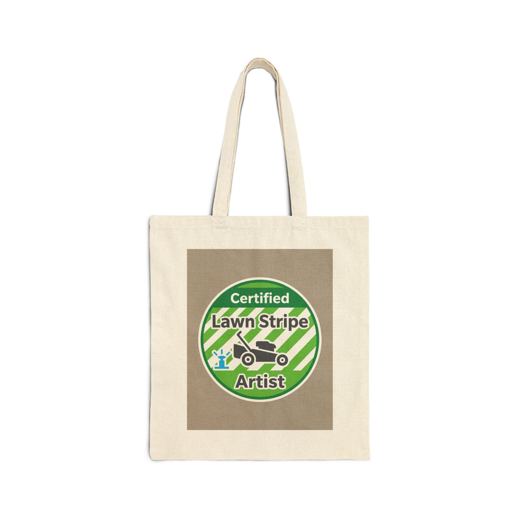 Landscaper for men Lawn Stripe Artist Tote Bag