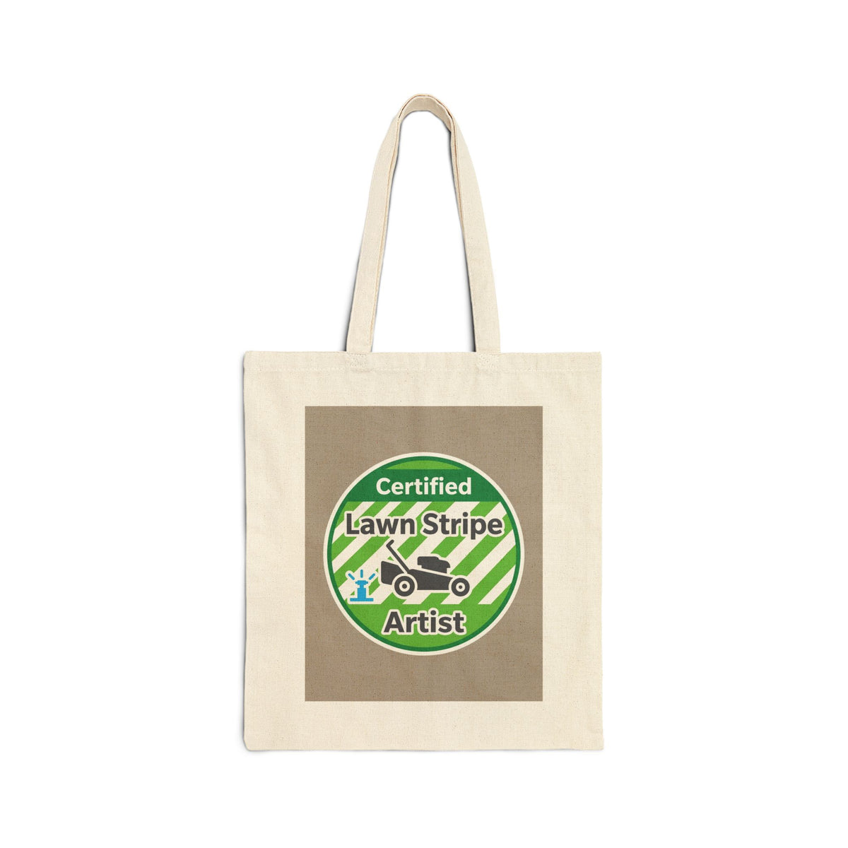 Landscaper for men Lawn Stripe Artist Tote Bag