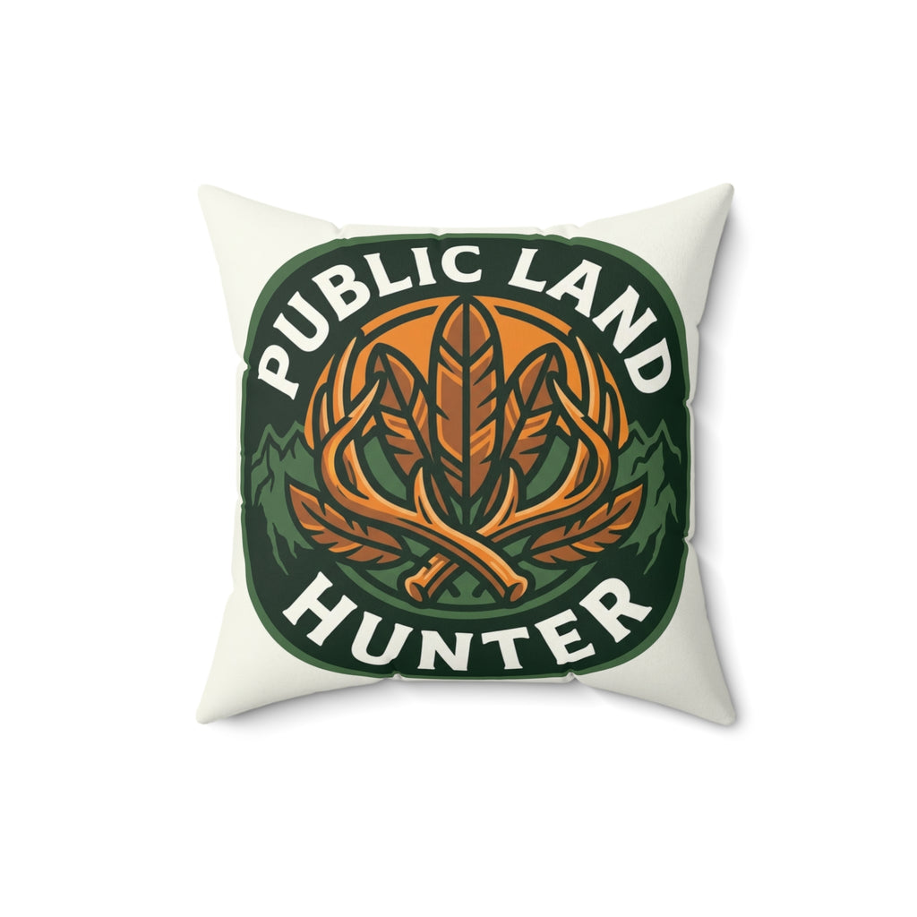 Hunters Public Land Hunter Pillow for Outdoor Enthusiasts