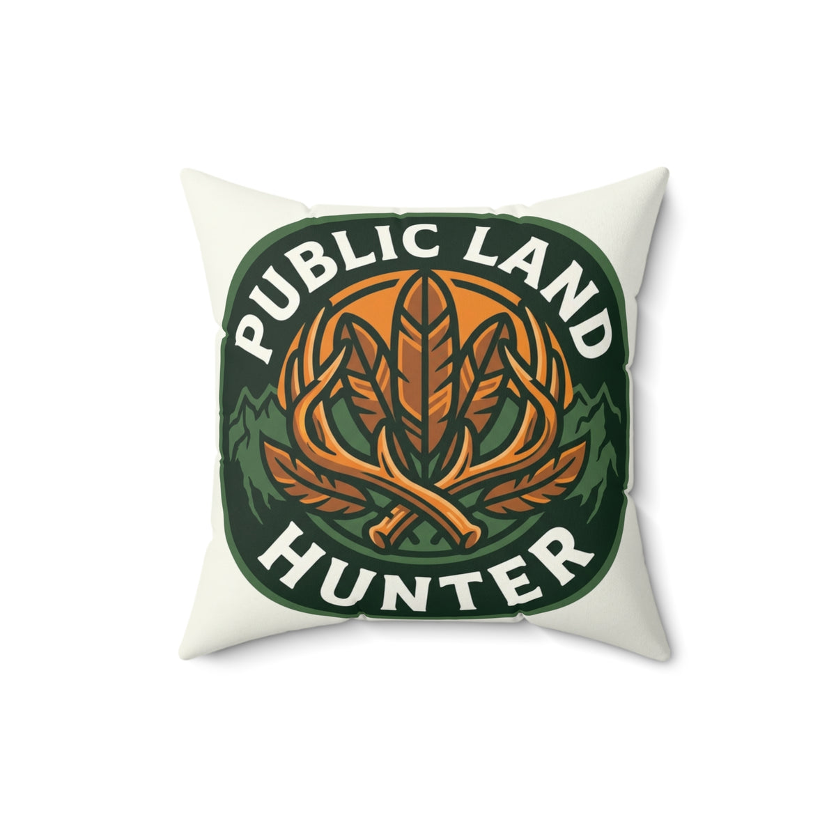 Hunters Public Land Hunter Pillow for Outdoor Enthusiasts
