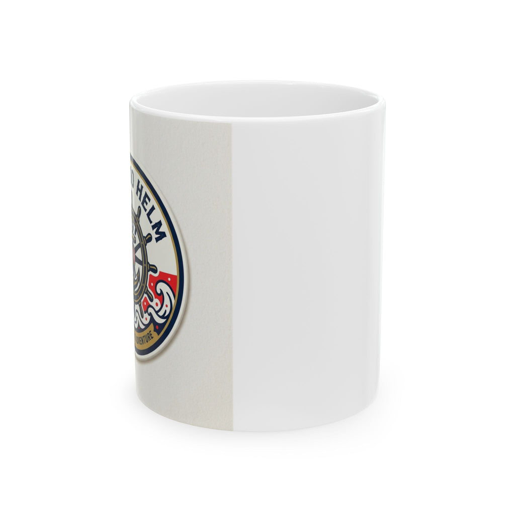 Boating for men Born To Helm Ceramic Coffee Mug 11oz