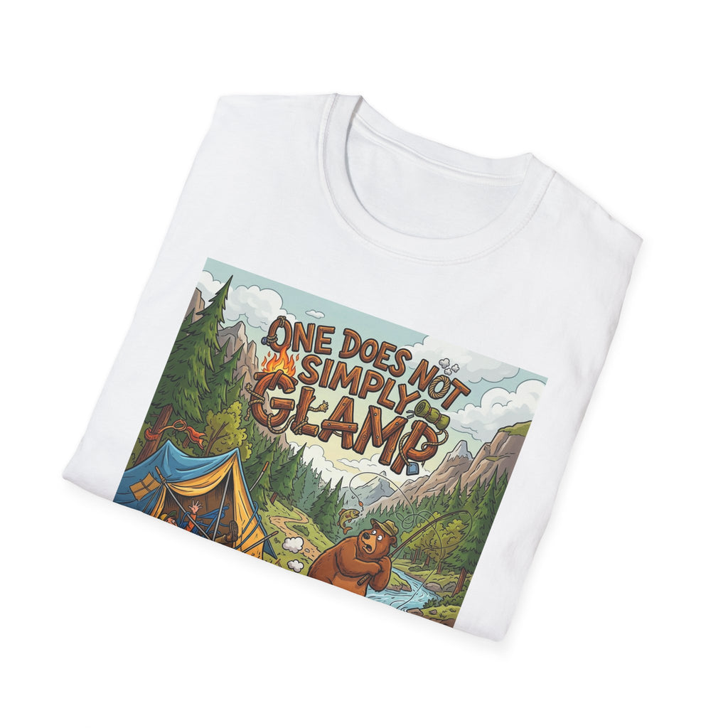 Camping for men One Does Not Simply Glamp Shirt