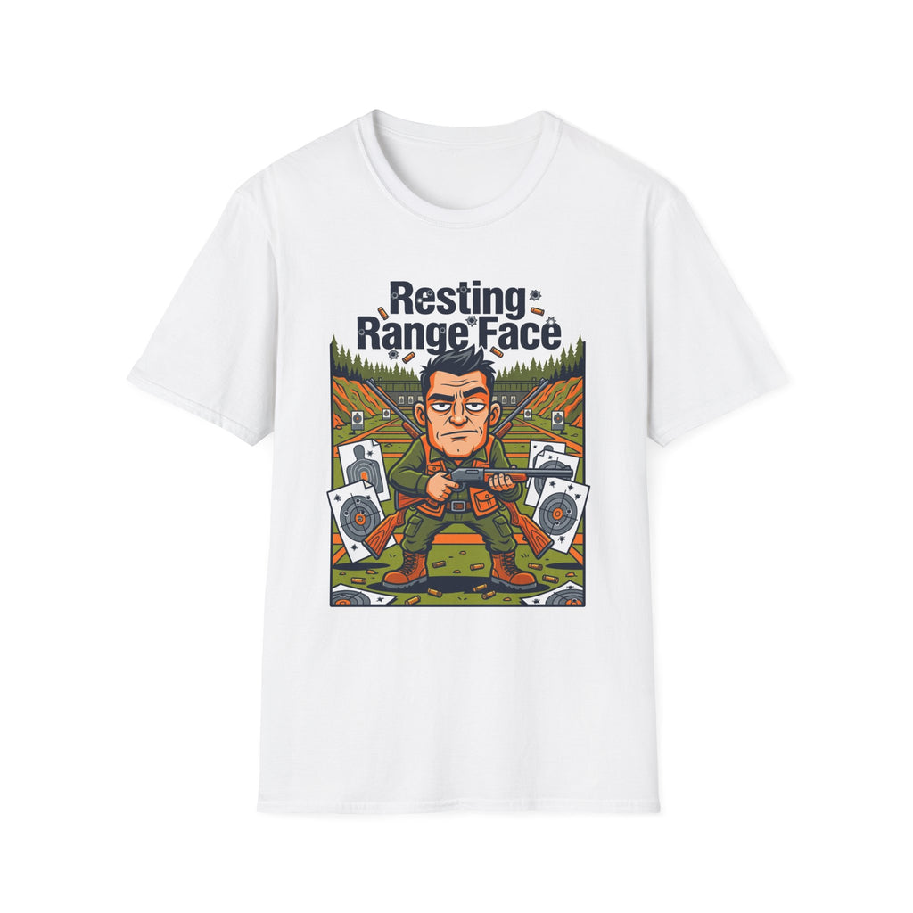 Gun owners Resting Range Face Shirt Humorous Tee for Enthusiasts