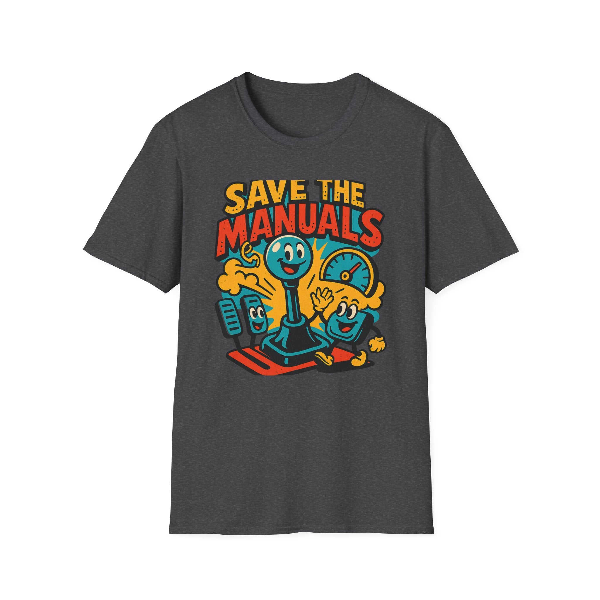 Gift for Car Guy Save the Manuals Shirt Car Enthusiast Tee