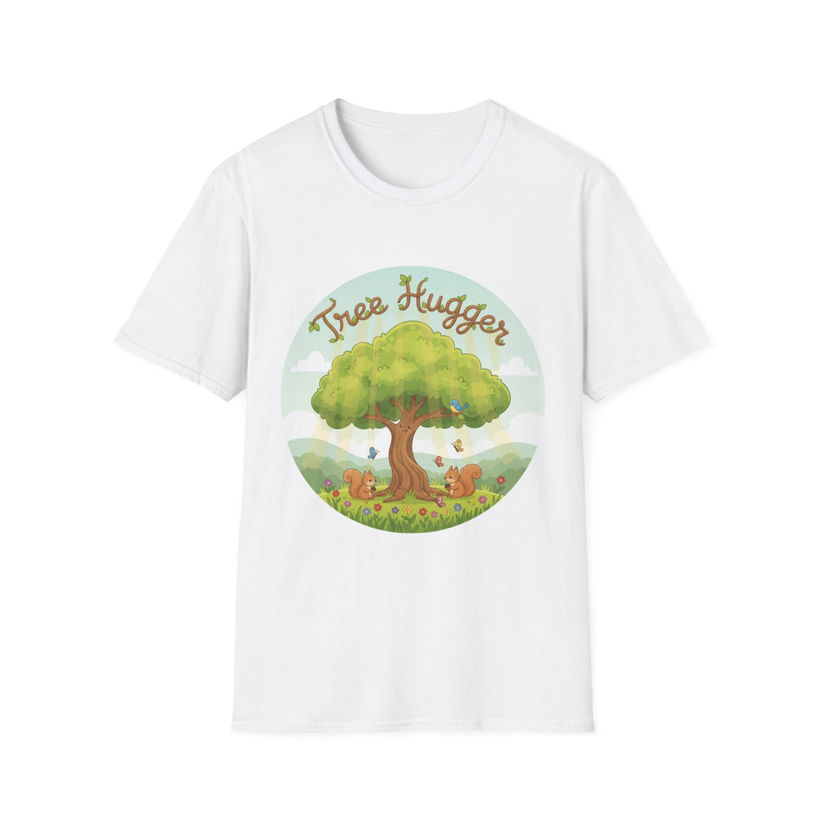 Gift for Nature Lover Tree Hugger Shirt Vintage Style Tee