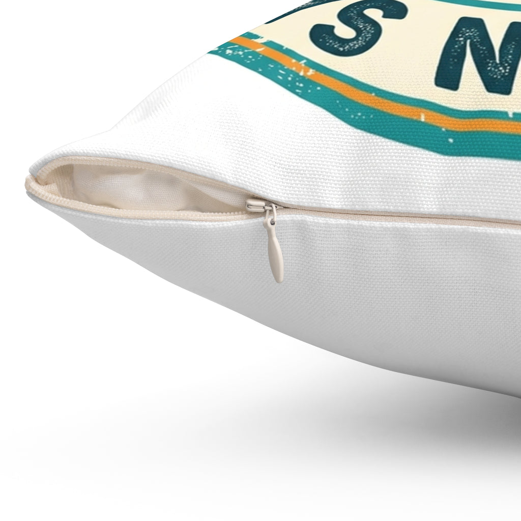 Decorative Pillow for Cat Lover: My Cat Pays No Rent