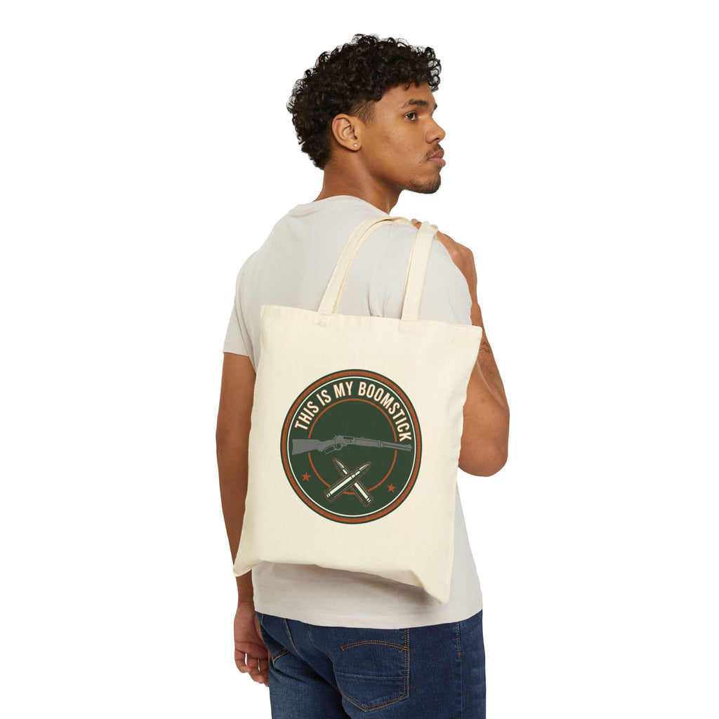Gun Owners This Is My Boomstick Canvas Tote Bag