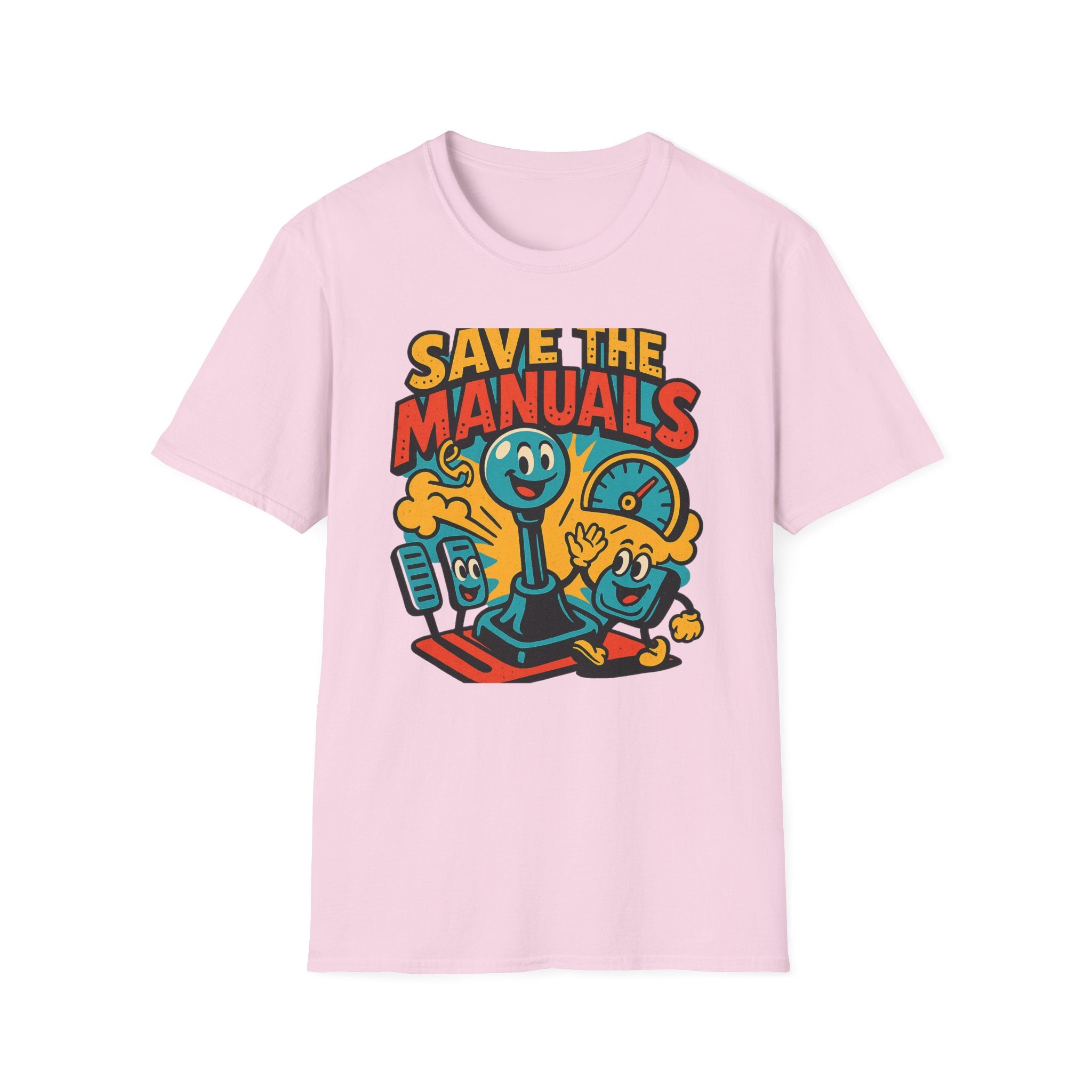 Gift for Car Guy Save the Manuals Shirt Car Enthusiast Tee