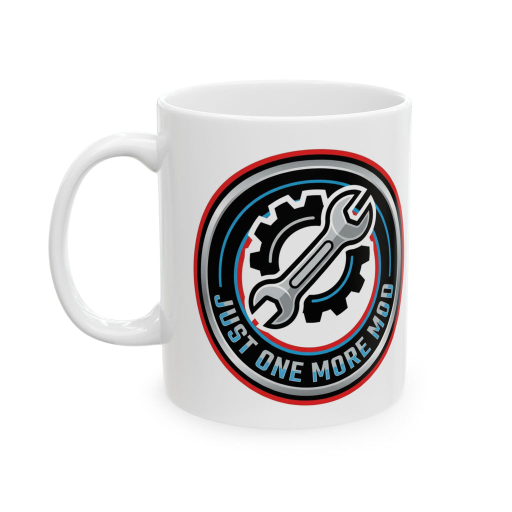 Car Guys Just One More Mod Coffee Mug for Auto Enthusiasts
