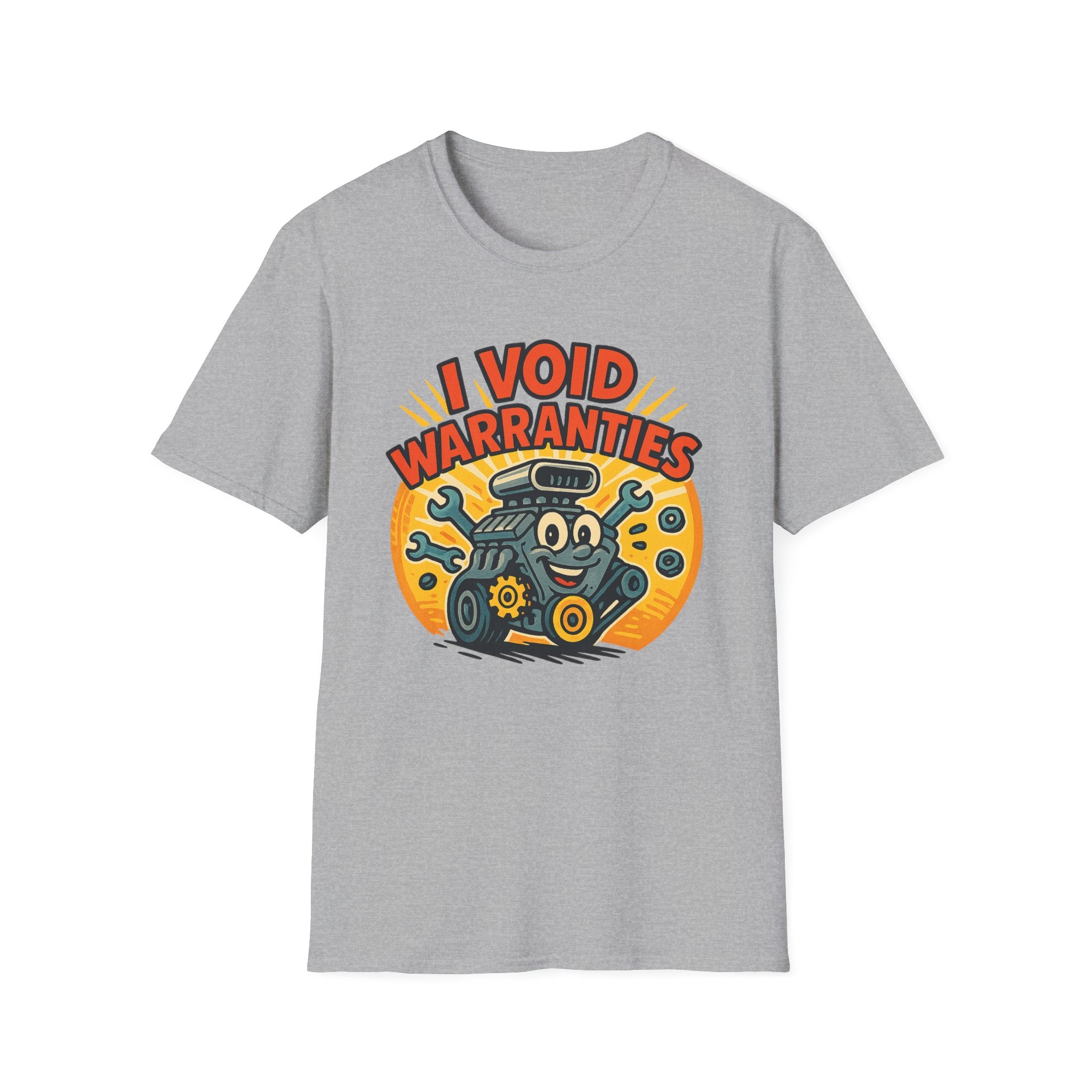 Gift for Car Guy Shirt I Void Warranties Funny Auto Mechanic Tee