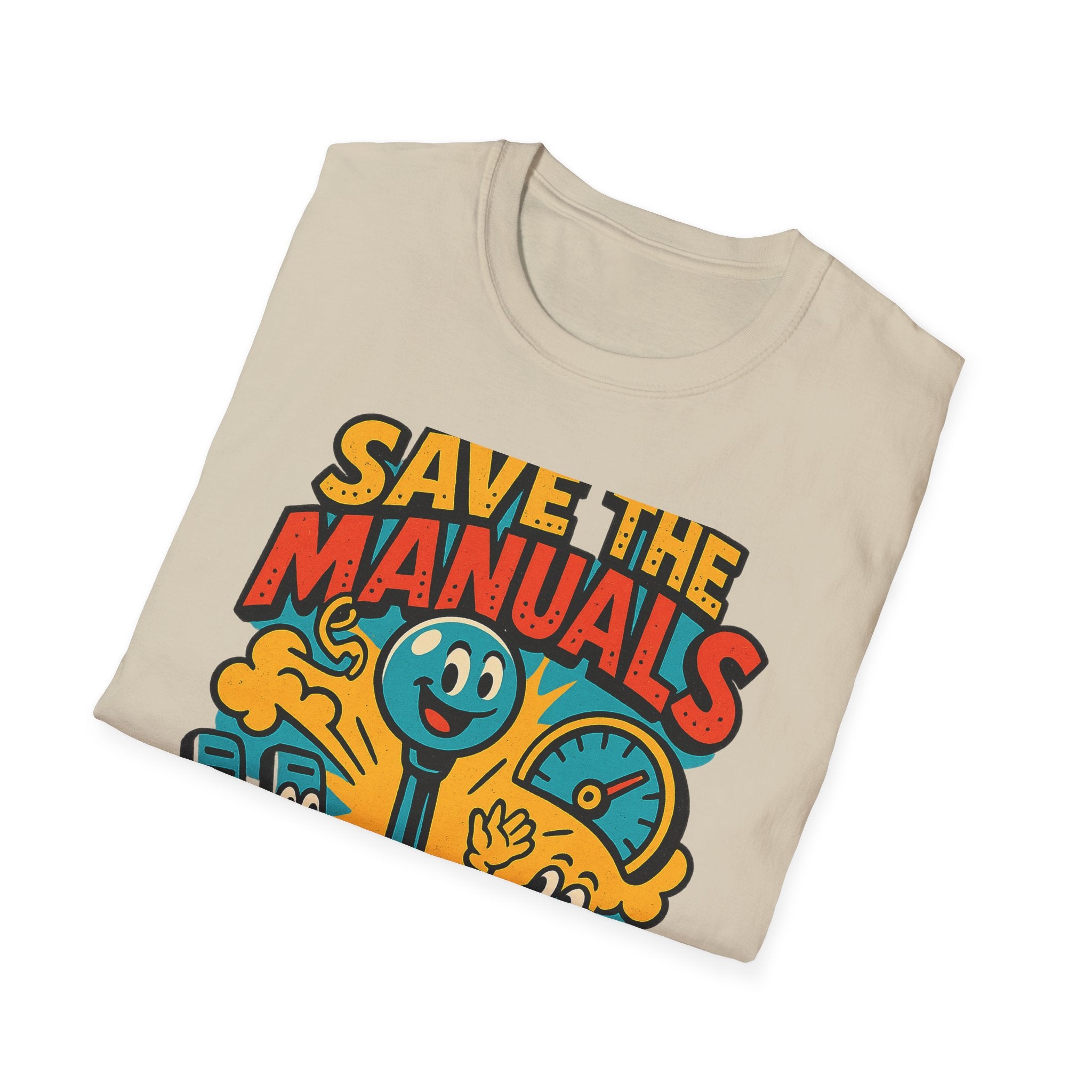 Gift for Car Guy Save the Manuals Shirt Car Enthusiast Tee