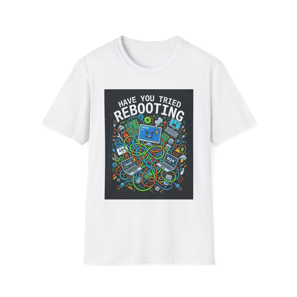 Tech Guy Shirt Have You Tried Rebooting Fun Tee