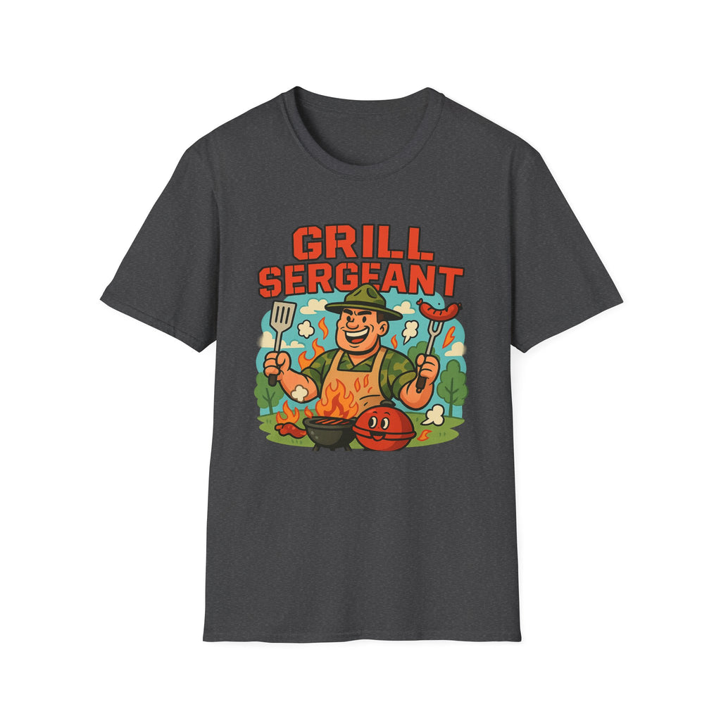 Fathers Day Gift Grill Sergeant T-Shirt BBQ Dad Humor Tee