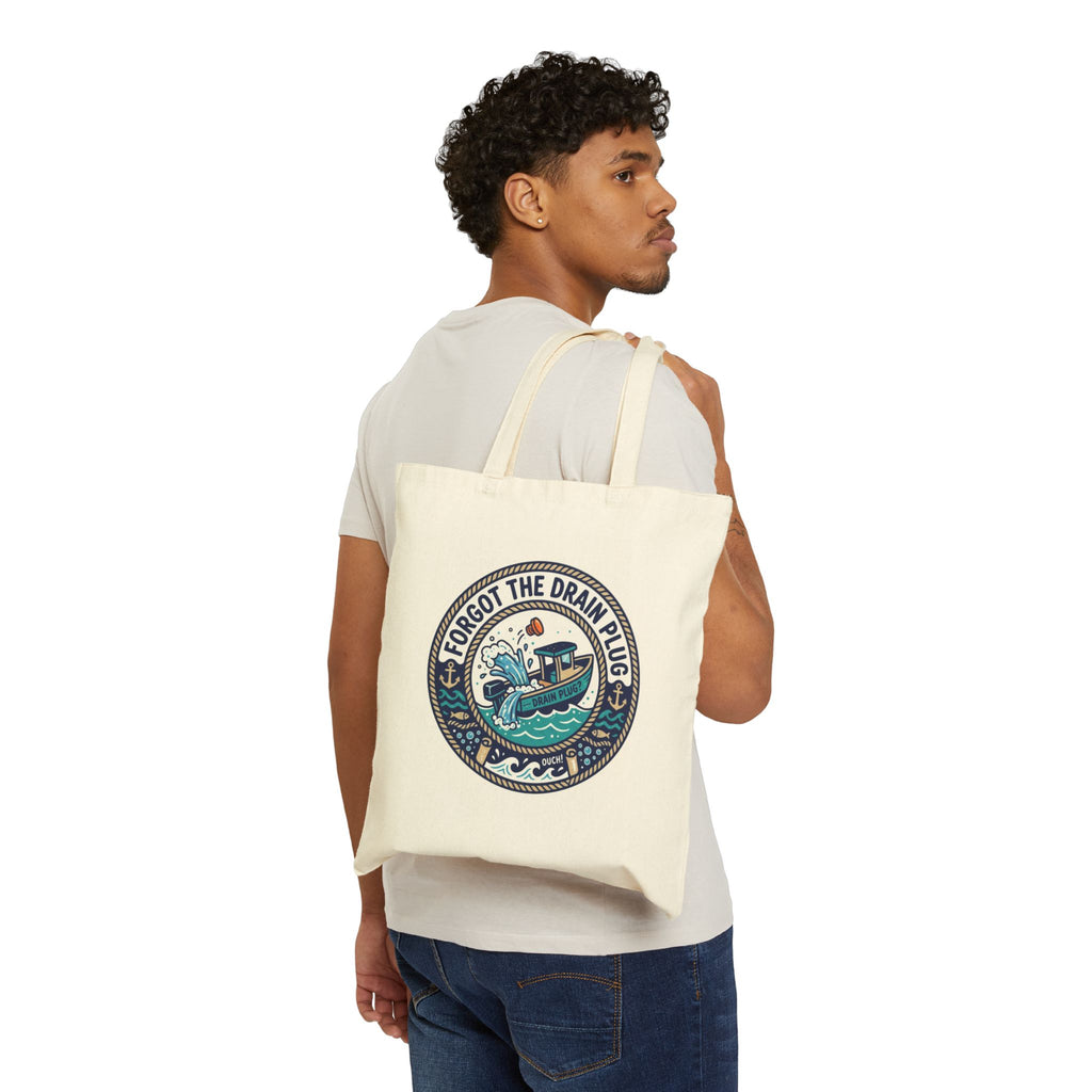 Boating for Men Forgot The Drain Plug Tote Bag