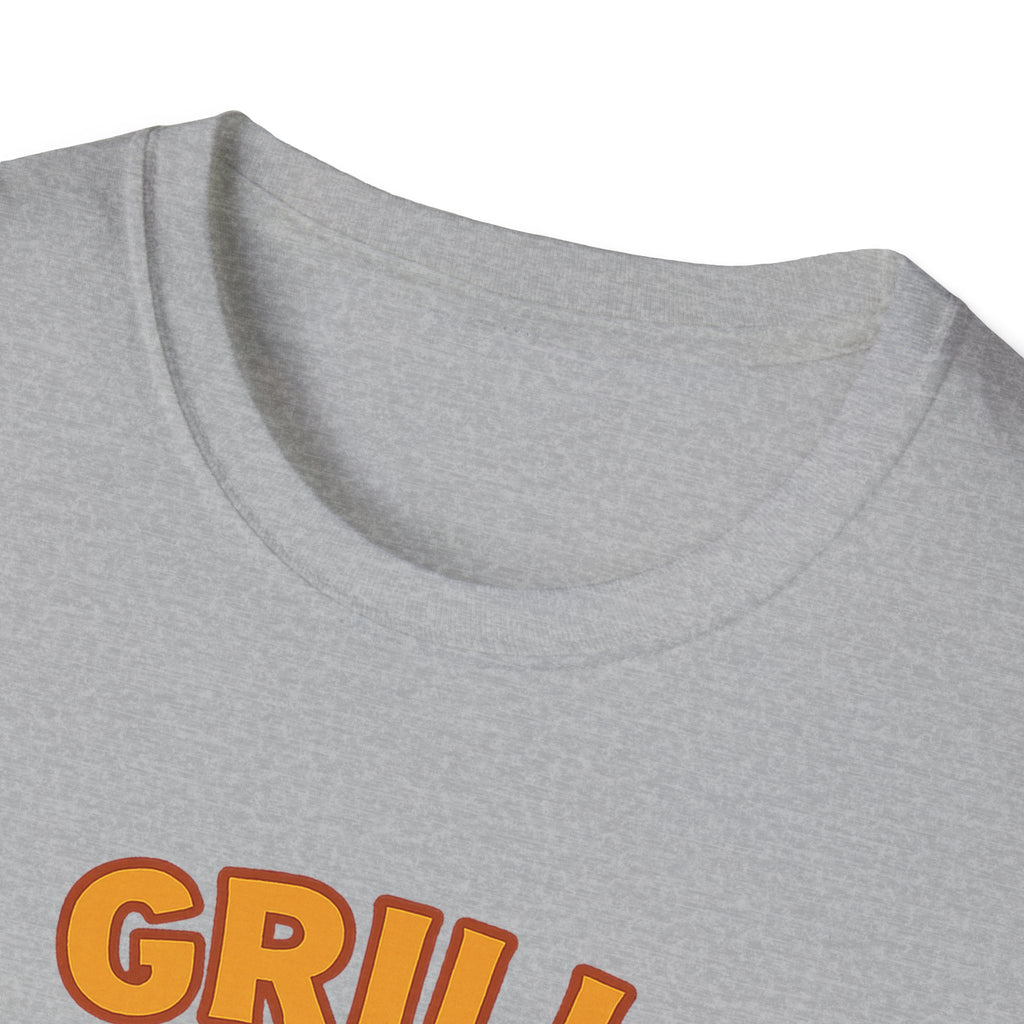 Fathers Day Gift Grill Sergeant BBQ Graphic T-Shirt for Outdoor Cooking