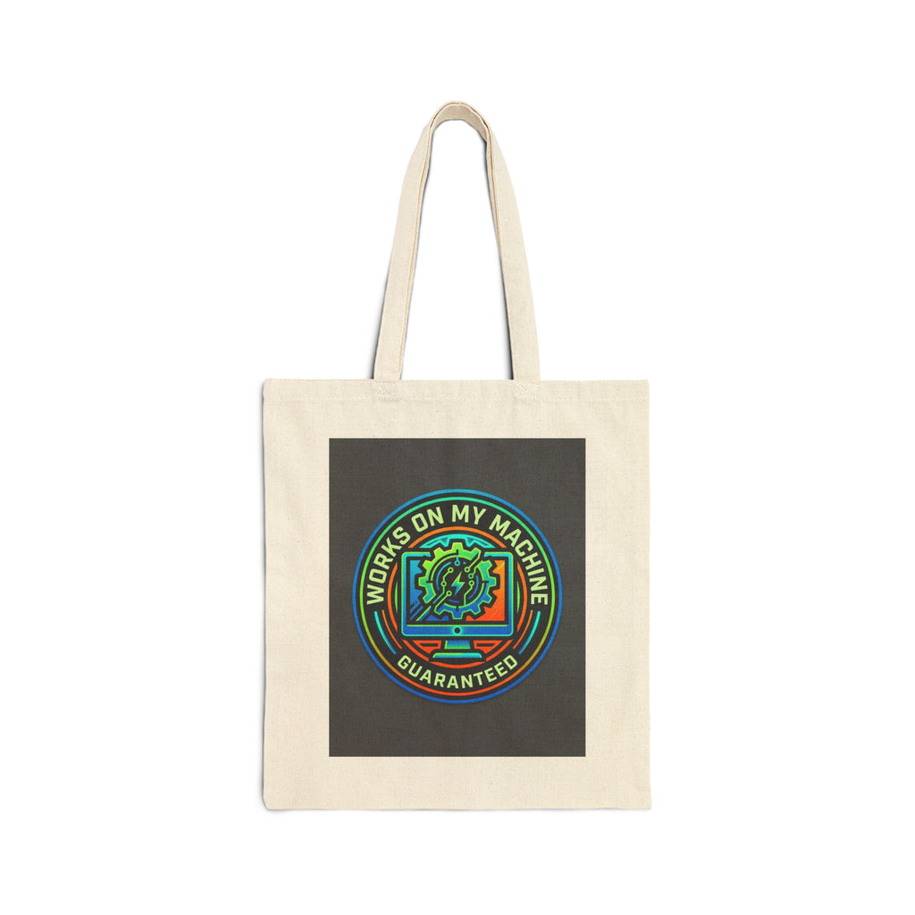 Tech Guy Tote Bag Works On My Machine Funny Tech Humor