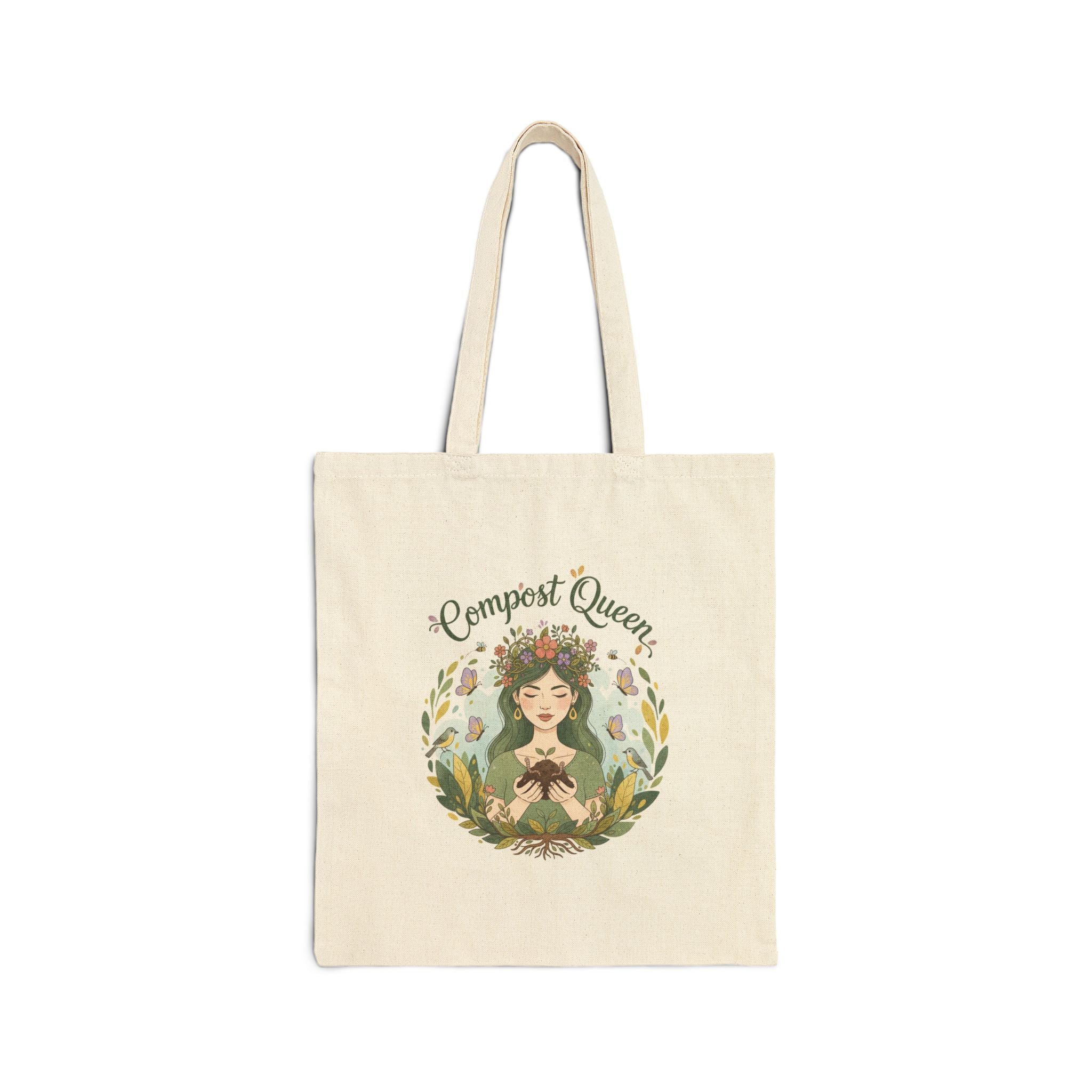 Eco friendly gifts for her: Compost queen Tote Bag