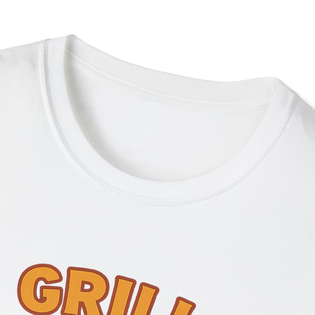 Fathers Day Gift Grill Sergeant BBQ Graphic T-Shirt for Outdoor Cooking