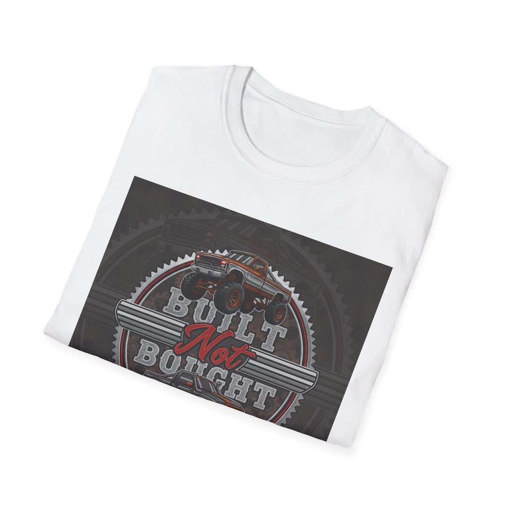 Gift for Truck Guy Built Not Bought T-Shirt Premium Fit Tee
