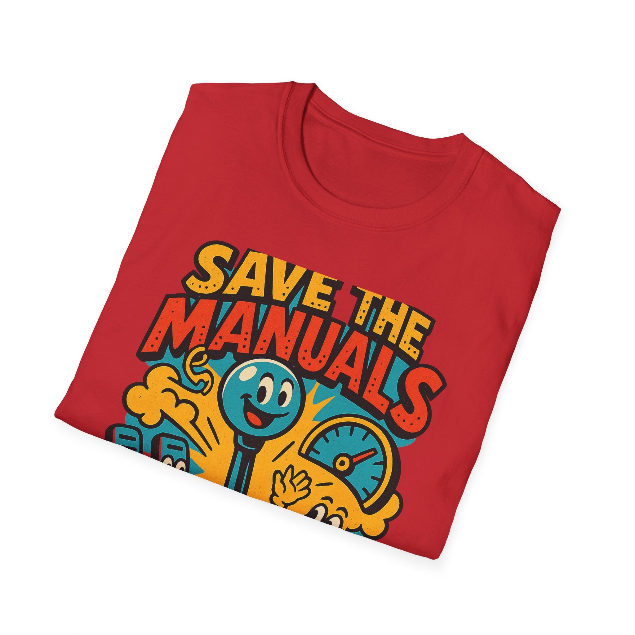 Gift for Car Guy Save the Manuals Shirt Car Enthusiast Tee