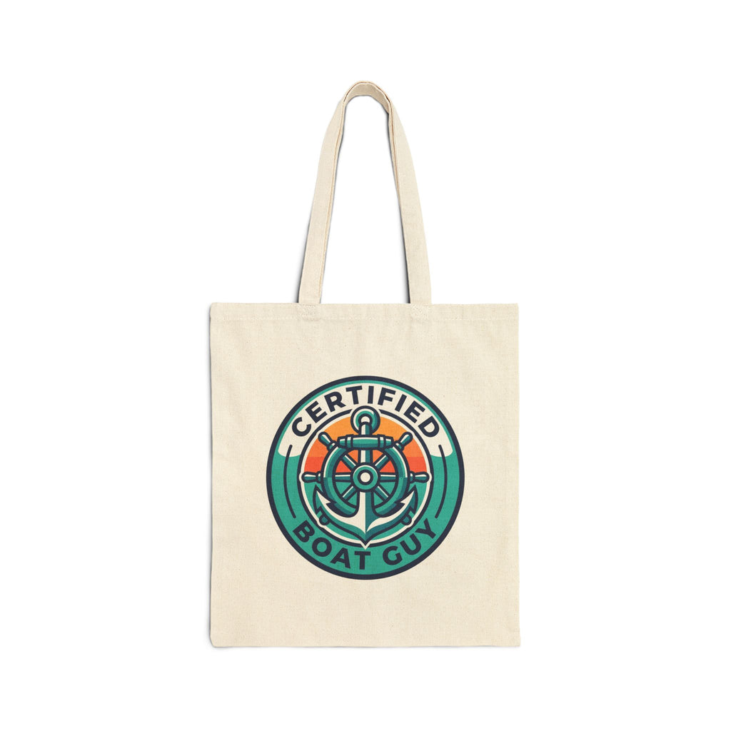 Boating for men Certified Boat Guy Tote Bag Nautical Lover
