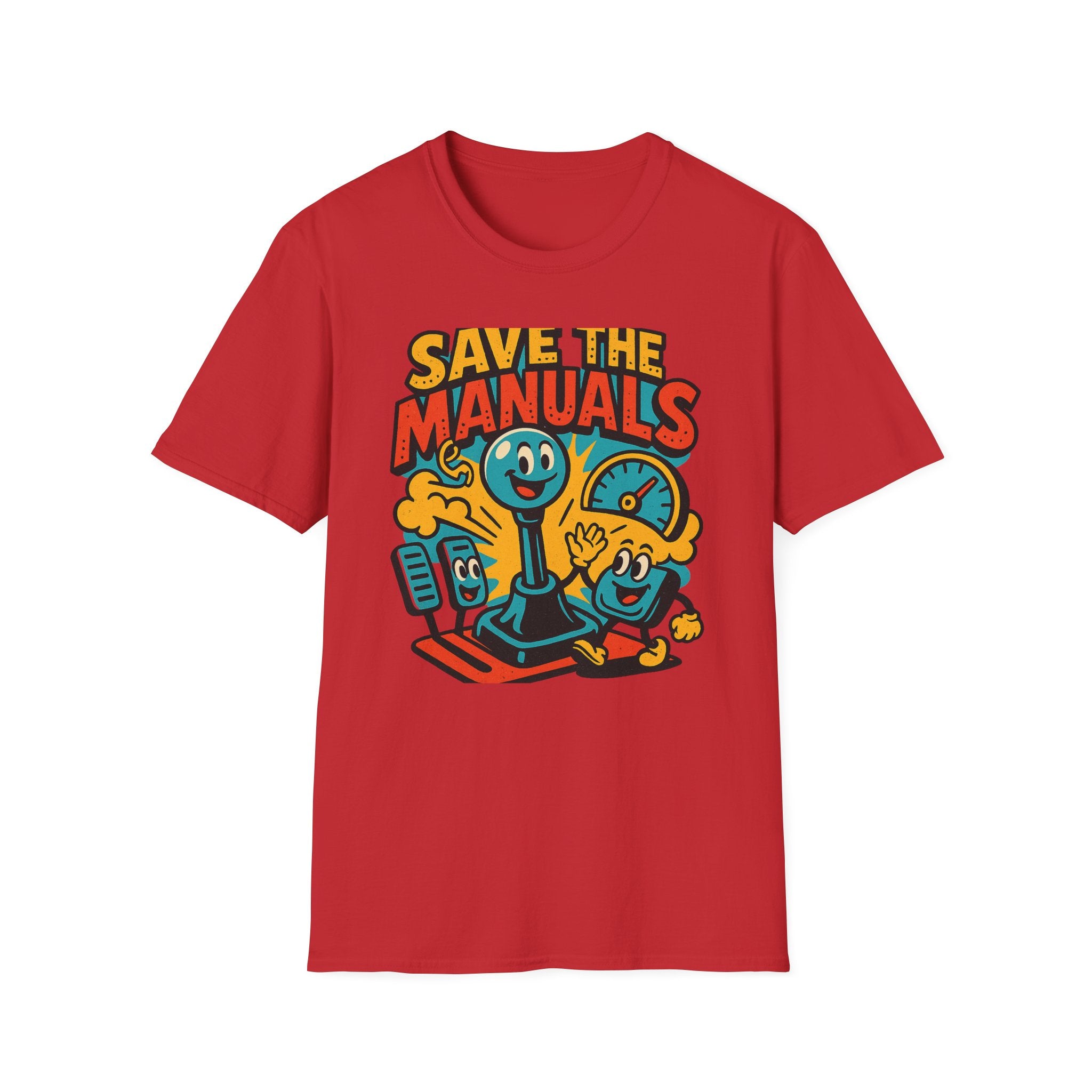 Gift for Car Guy Save the Manuals Shirt Car Enthusiast Tee