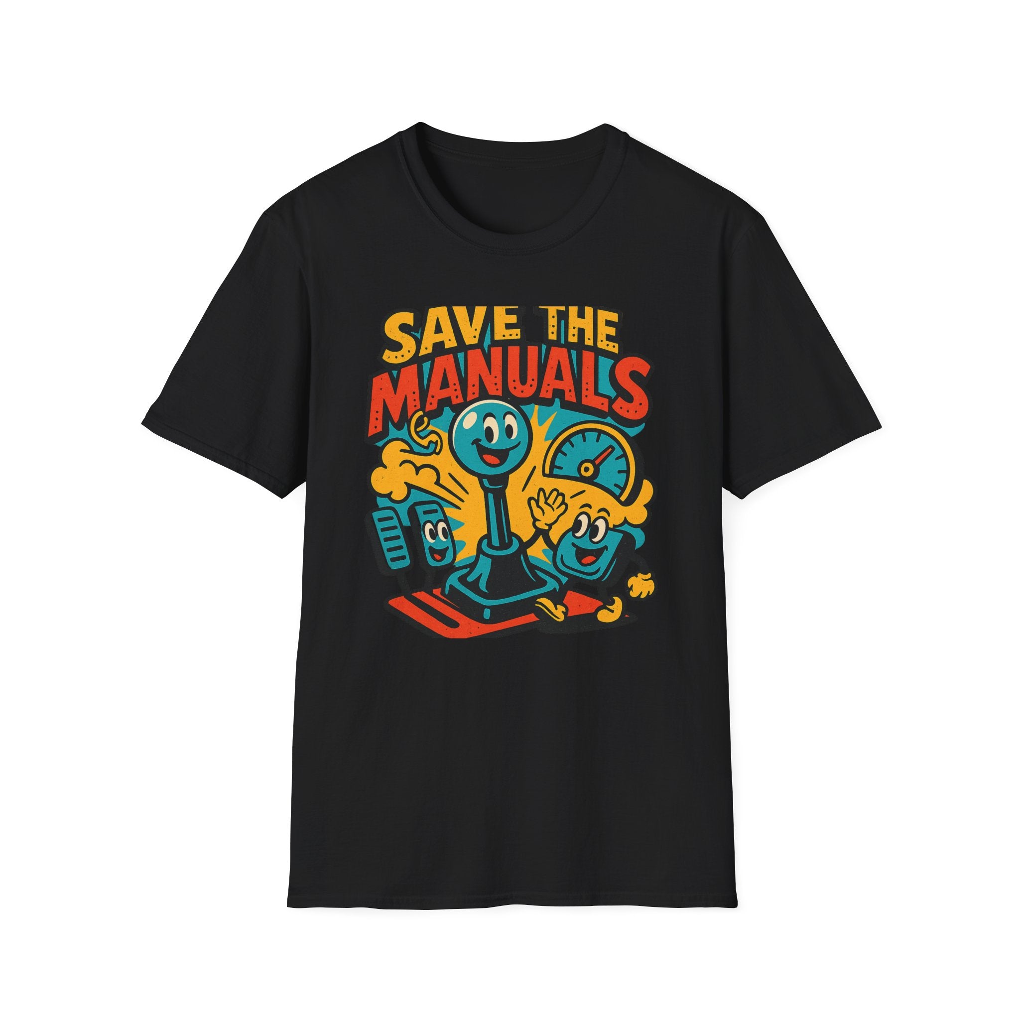 Gift for Car Guy Save the Manuals Shirt Car Enthusiast Tee