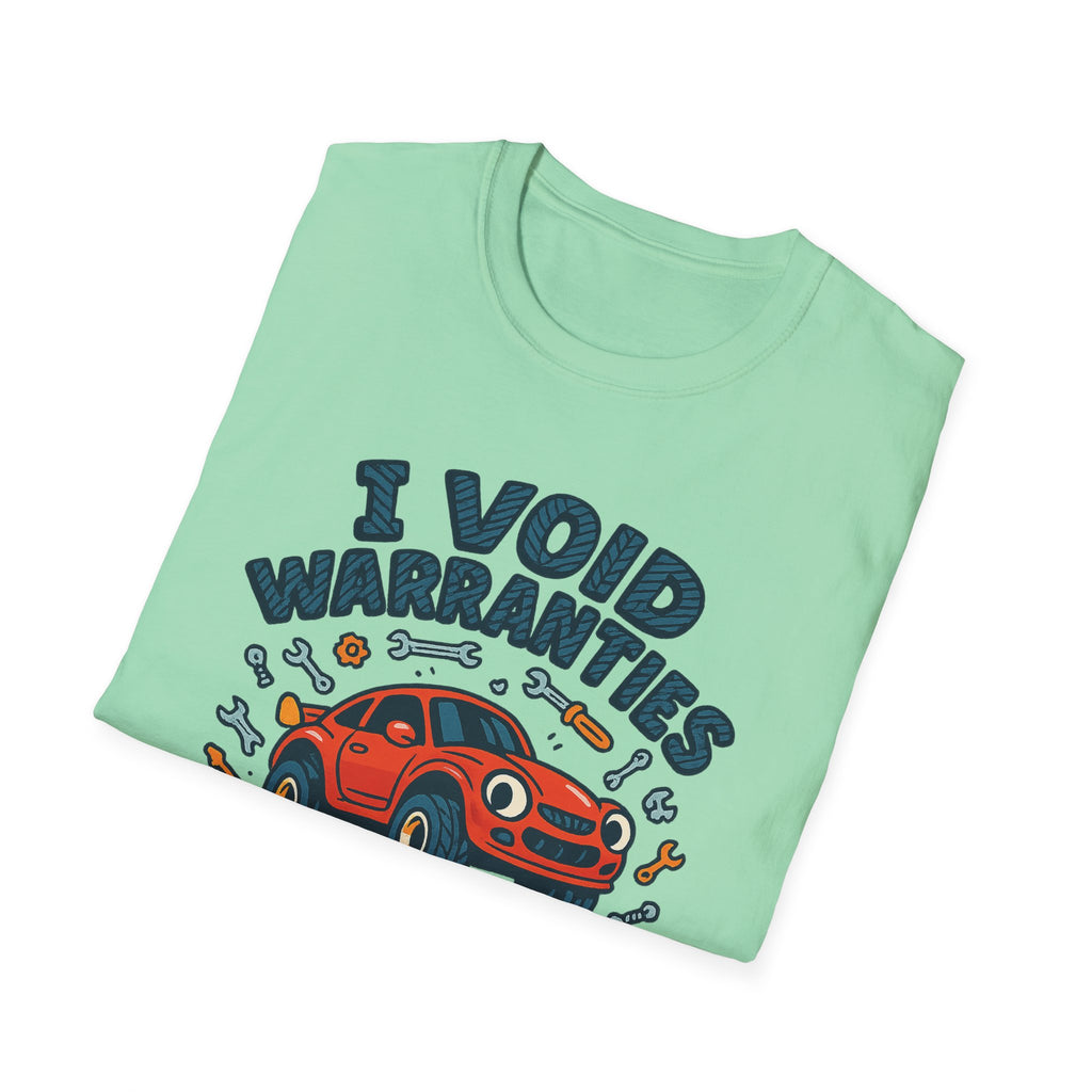 Gift for Car Guy Shirt I Void Warranties Funny Mechanic T Shirt