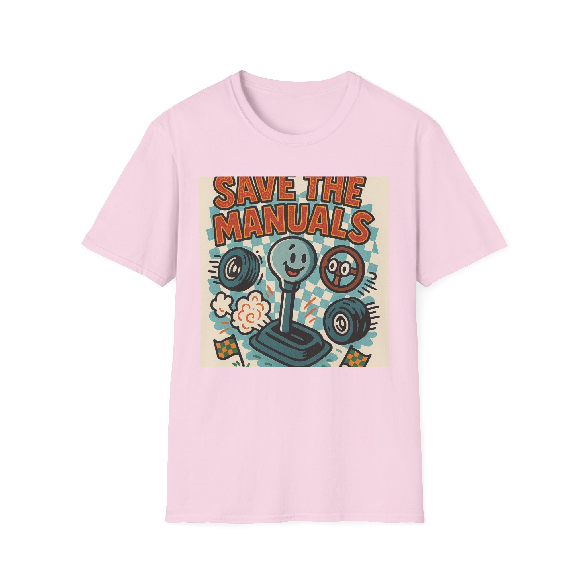 Gift for Car Guy Save the Manuals Shirt Fun Automotive T-Shirt