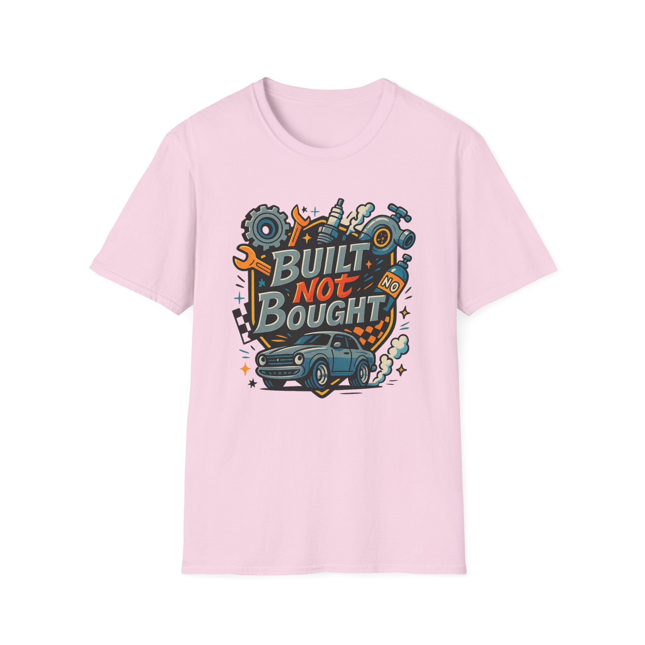 Gift for car guy Built Not Bought Car Enthusiasts Shirt