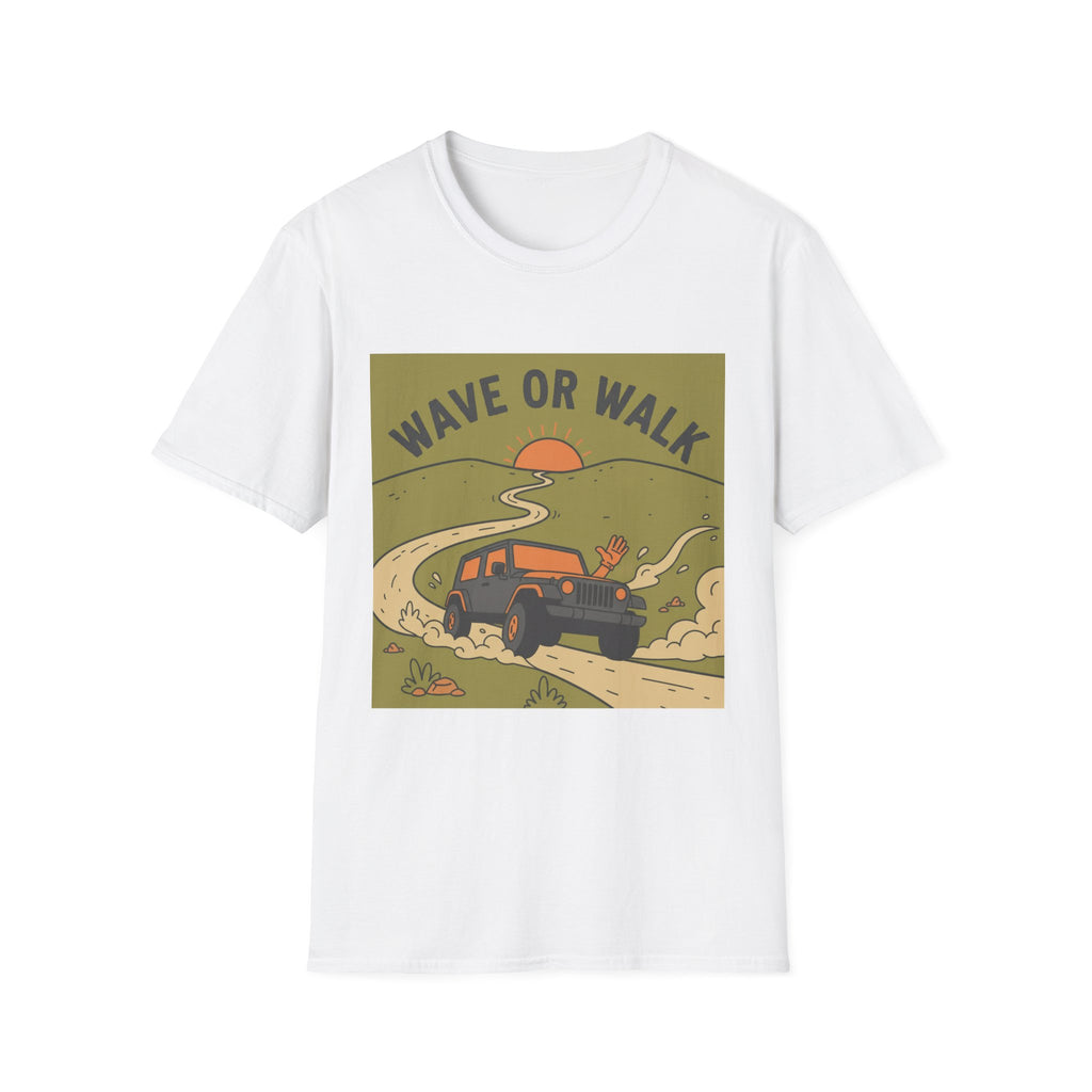 Gift for jeep owners Wave Or Walk Shirt Adventure Tee Enthusiasts