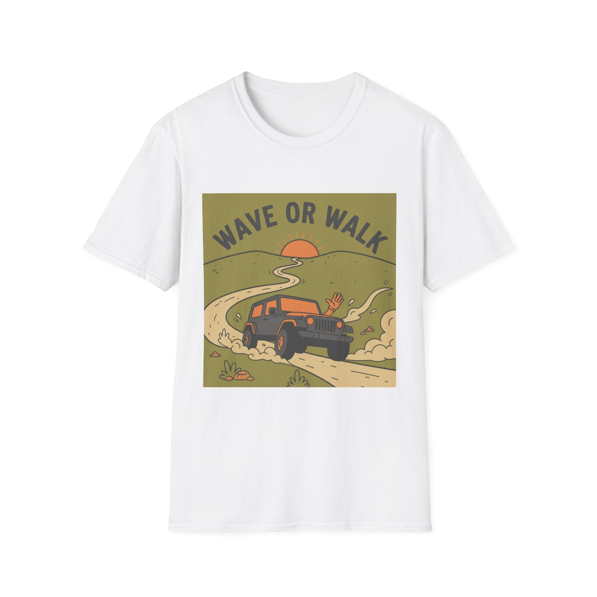 Gift for jeep owners Wave Or Walk Shirt Adventure Tee Enthusiasts