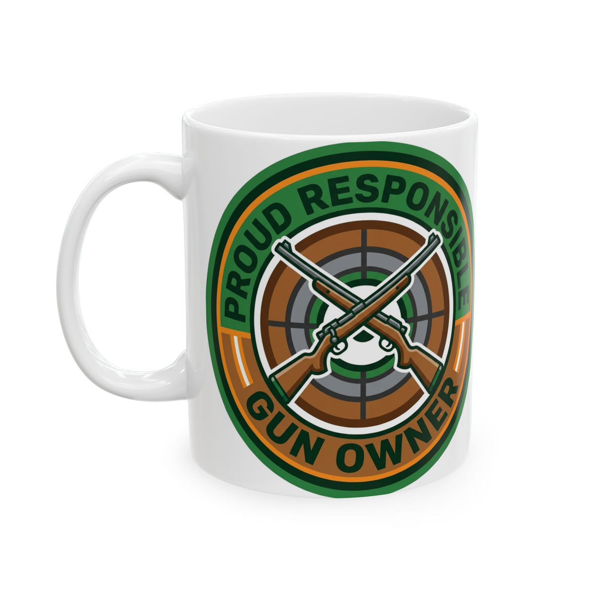 Gun Owners Proud Responsible Coffee Mug 11oz Ceramic