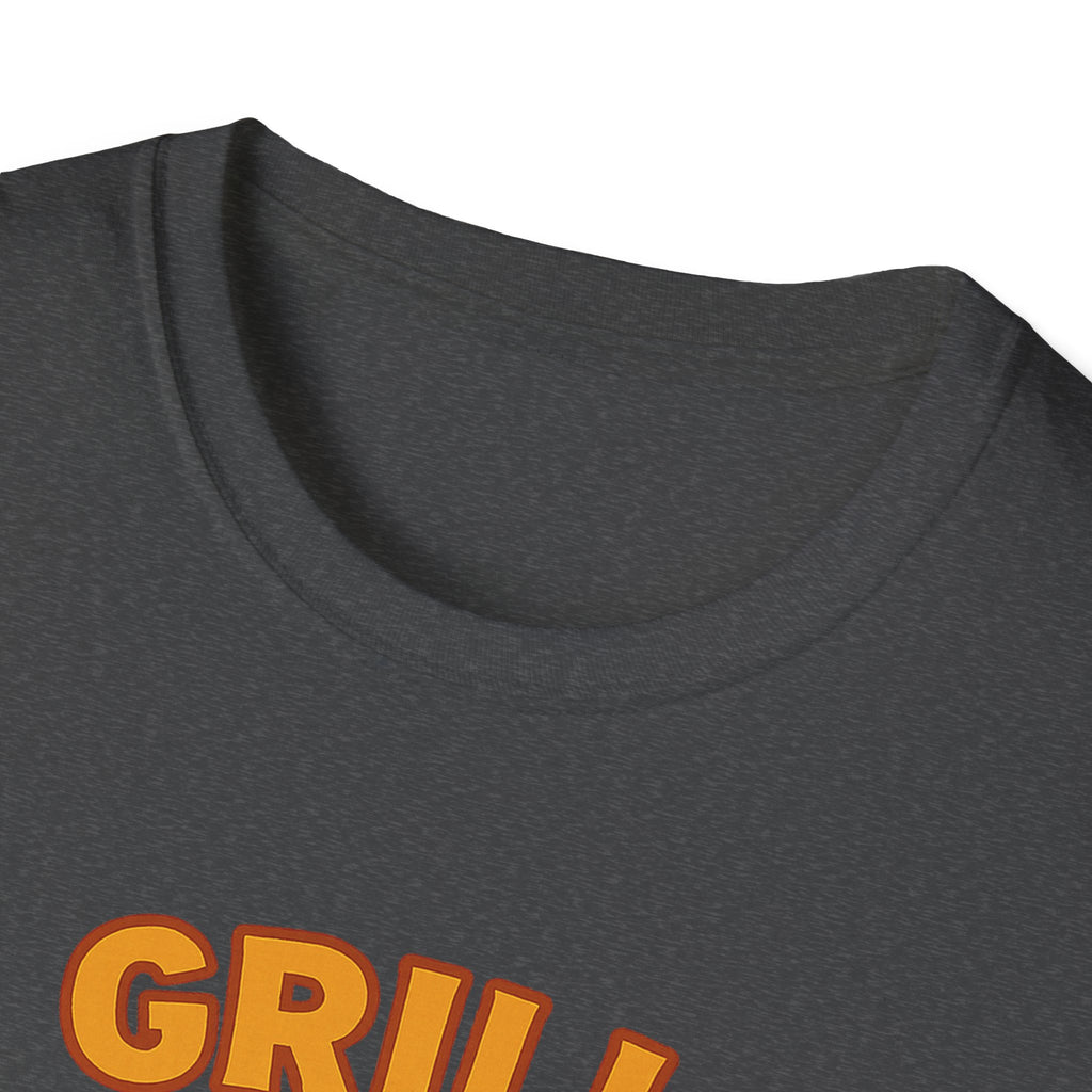 Fathers Day Gift Grill Sergeant BBQ Graphic T-Shirt for Outdoor Cooking