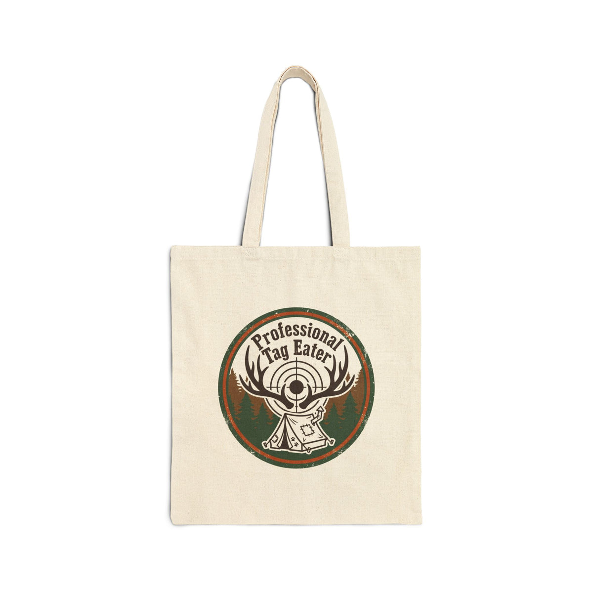 Hunters Tote Bag Professional Tag Eater Funny Canvas Shopper
