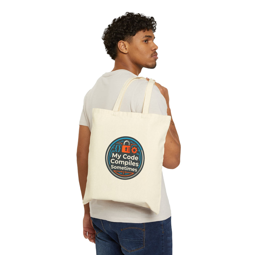 Tech Guy Tote My Code Compiles Sometimes