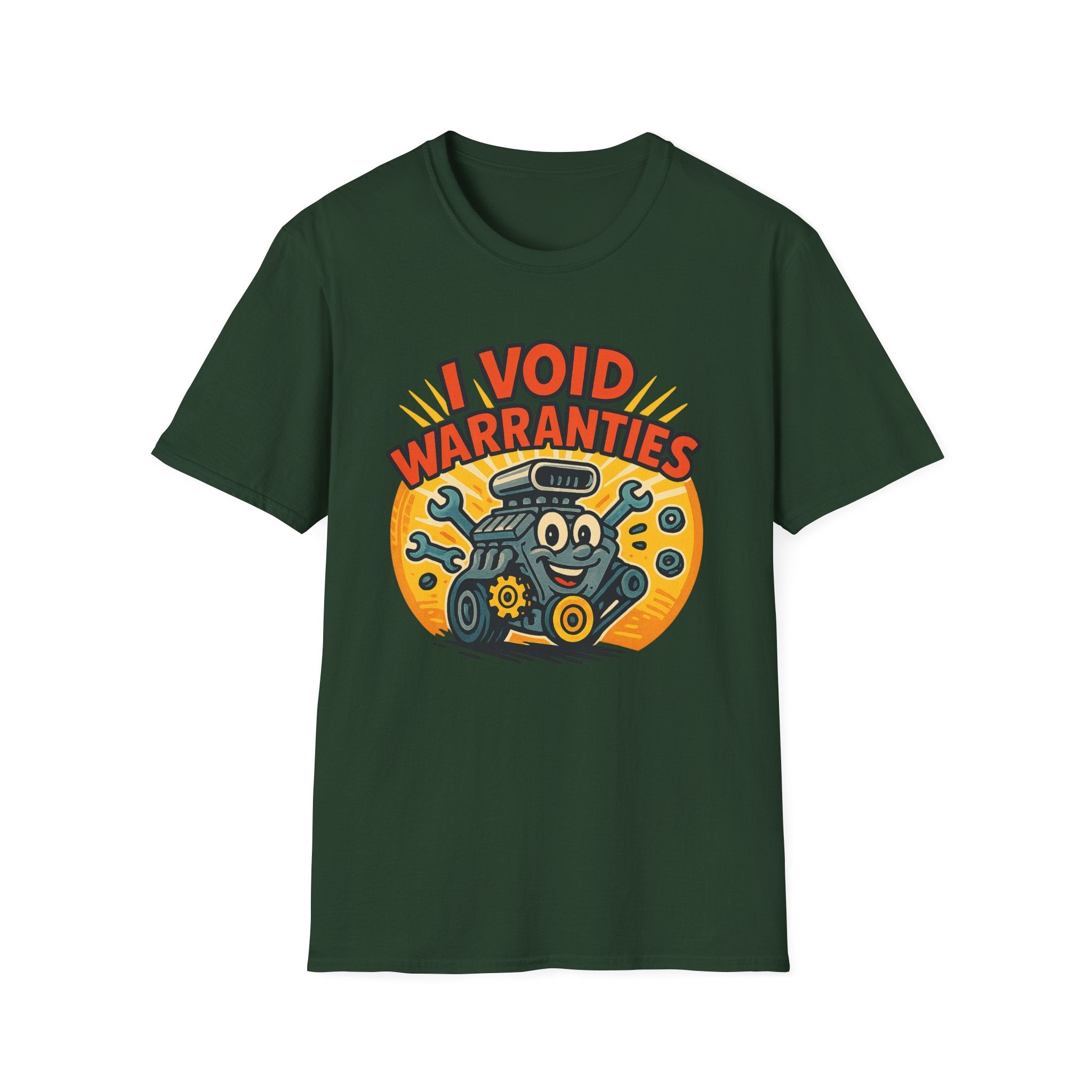 Gift for Car Guy Shirt I Void Warranties Funny Auto Mechanic Tee